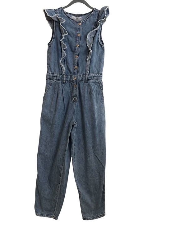 Zara Other - Zara Light Blue Denim Jumpsuit